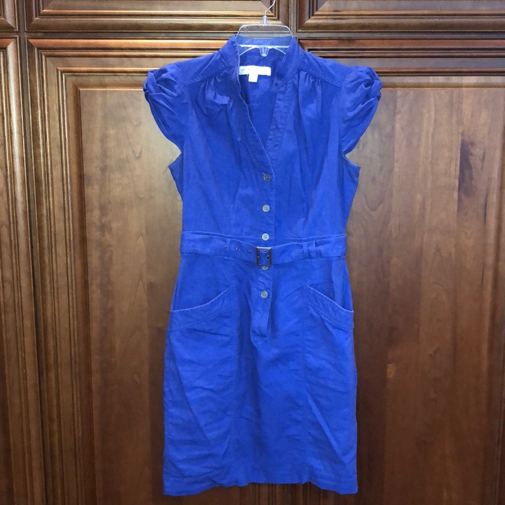 Linen Cargo Dress